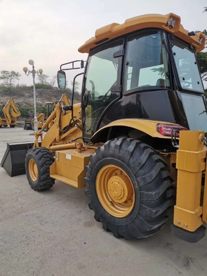 좋은 일본 원본 428 사용 된 CAT 428F 바퀴 로더와 기계 무게 15000 KG