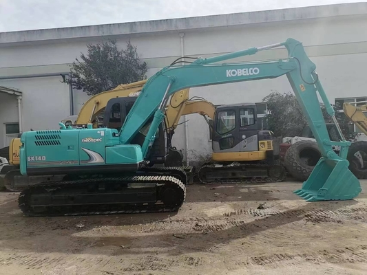 원본 일본 14T 발굴기 Kobelco SK140 상하이 좋은 상태 크롤러 디거