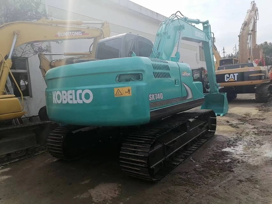 원본 일본 14T 발굴기 Kobelco SK140 상하이 좋은 상태 크롤러 디거