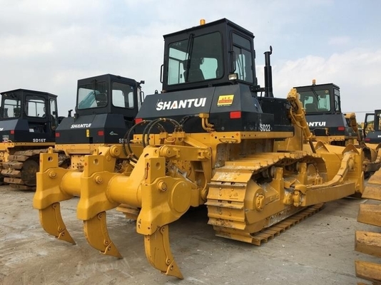 원본 페인트 Shantui SD22 EPA 엔진 수압 볼도저 이동형 크롤러 볼도저