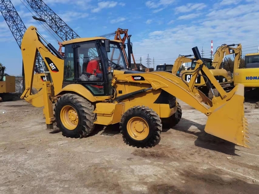 2022 중량 건설용 사용 된 CAT420F 배크호 로더