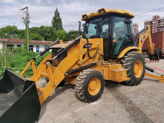일본 오리지널 9TON EPA 엔진 큐미스 하이드롤릭 배크호 로더 CAT 420F 상하이