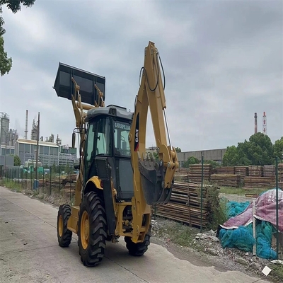 중고용 일본 오리지널 배크호 로더 사용 된 Caterpillar CAT 420F 가중 작업