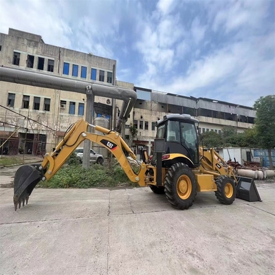 중고용 일본 오리지널 배크호 로더 사용 된 Caterpillar CAT 420F 가중 작업