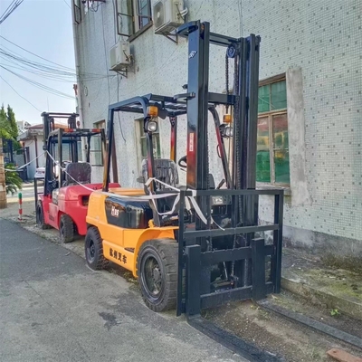오리지널 엔진 Hangcha H35 3.5 톤 벽돌 클립으로 사용 된 포크리프트 3000 KG 무게로 만들어졌습니다