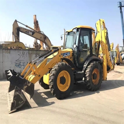 8TON 등급 부하 사용 된 JCB 4CX 백호 로더, 낮은 작업 시간 및 좋은 상태