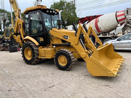 사용 된 일본 오리지널 페인트 로더 JCB 3CX 고 작동 효율 HINO 엔진