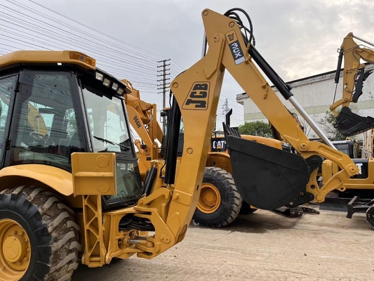사용 된 일본 오리지널 페인트 로더 JCB 3CX 고 작동 효율 HINO 엔진