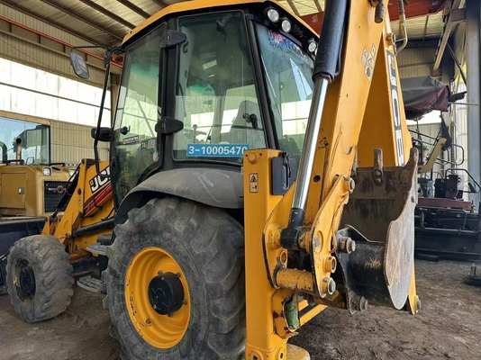 일본 오리지널 페인트 JCB 3CX CAT 엔진과 백호 로더