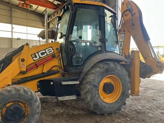 일본 오리지널 페인트 JCB 3CX CAT 엔진과 백호 로더