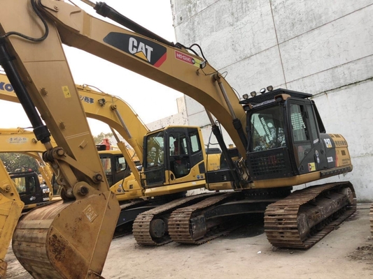 사용 된 발굴기 일본 오리지널 페인트 Caterpillar 323D2L 크롤러 이동형