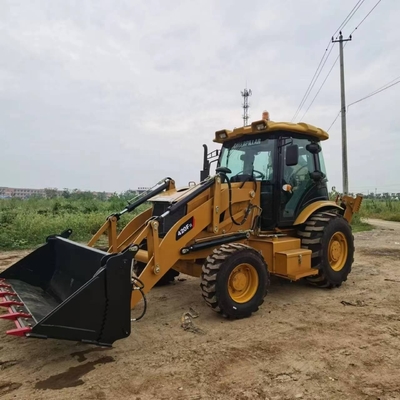 일본 오리지널 페인트 사용 된 배크호 로더 HINO 엔진 20톤 Caterpillar 420F를 위해