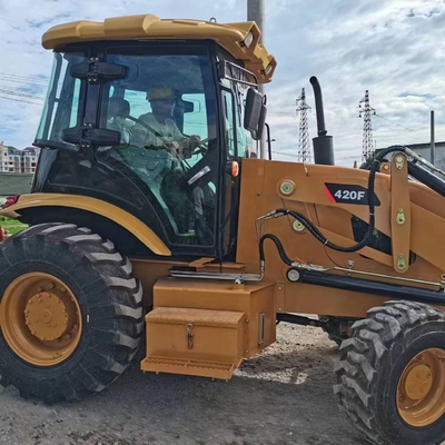 7톤 부하량 중고용 부하기 사용된 Caterpillar CAT 420F 일본에서 저렴한 가격으로