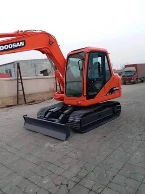 일본에서 사용 된 Doosan DH80 발굴기 원본 페인트와 Liyuan 수압 실린더