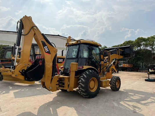 CAT 420F 20톤의 운용량과 0~2000시간의 작업시간을 가진 사용된 배크호 로더