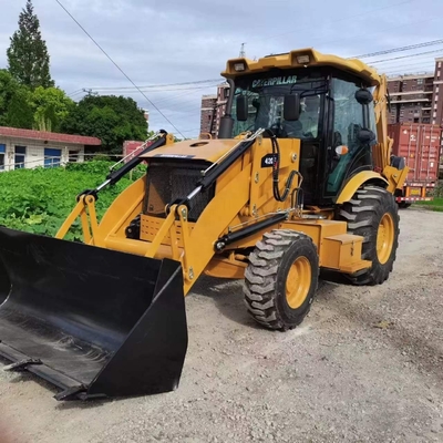 CAT 420F 20톤의 운용량과 0~2000시간의 작업시간을 가진 사용된 배크호 로더