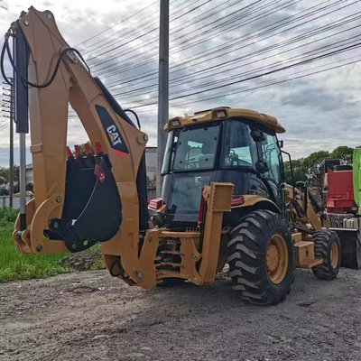 CAT 420F 20톤의 운용량과 0~2000시간의 작업시간을 가진 사용된 배크호 로더