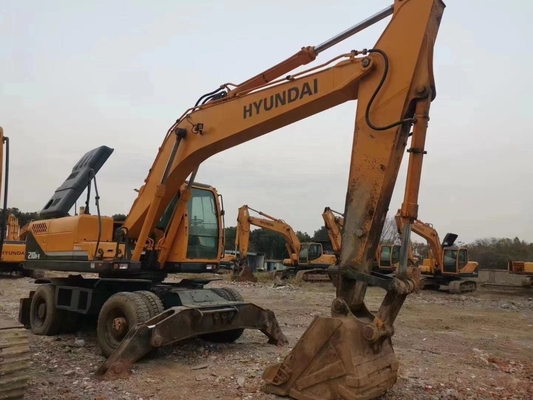 오리지널 페인트 현대 210W-9 발굴기 21000kg 기계 무게 리우안 수압 펌프