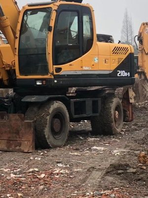오리지널 페인트 현대 210W-9 발굴기 21000kg 기계 무게 리우안 수압 펌프