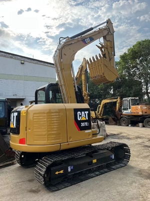 원본 일본 CAT MINI 크롤러 디거 307E2 톤 발굴기 7TON 운영 무게 27kW