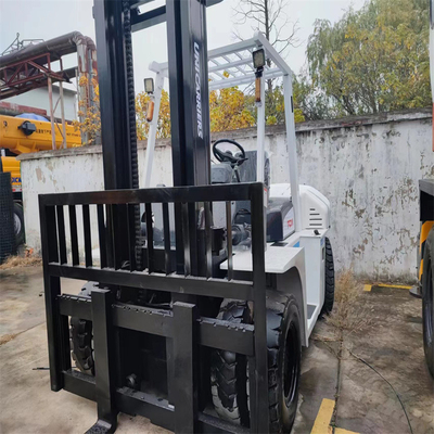 일본 TCM FD70 사용중인 포크리프트 원색, 무게 7000kg