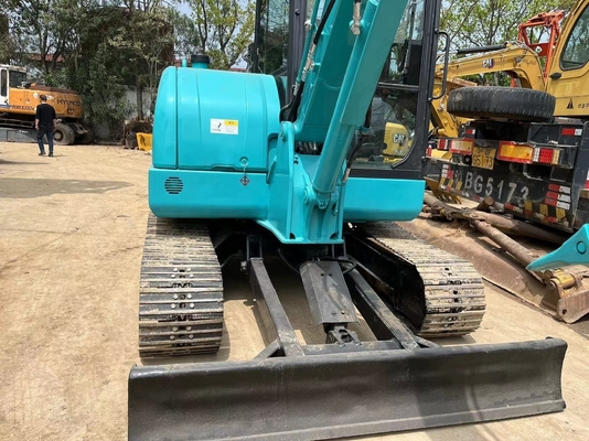 사용 된 KOBELCO SK60 미니 발굴기 낮은 작업 시간 및 파커 수압 실린더