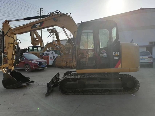원본 페인트 CATERPILLAR 307E2 사용 된 7톤 디젤 엑버 리우안 수압 실린더
