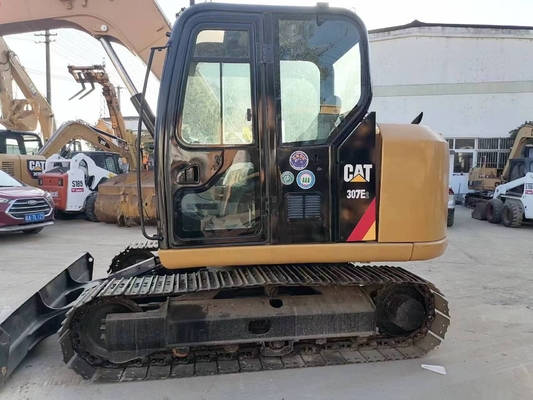 원본 페인트 CATERPILLAR 307E2 사용 된 7톤 디젤 엑버 리우안 수압 실린더