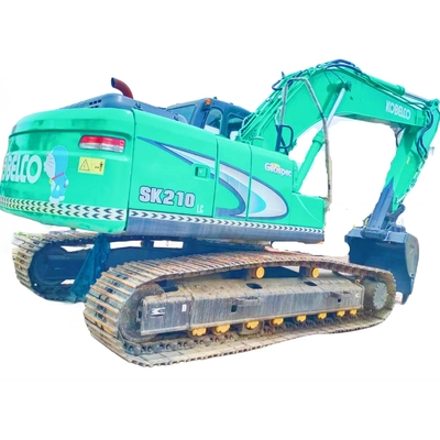 일본에서 사용 된 Kobelco SK210 발굴기 원본 Kobelco 수압 Crawler 발굴기
