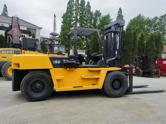 KOMATSU FD150 15톤 수동 조작 팔레트 올리기 트럭과 좋은 상태