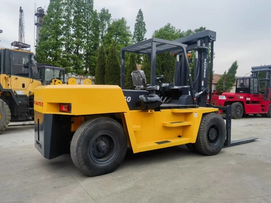 KOMATSU FD150 15톤 수동 조작 팔레트 올리기 트럭과 좋은 상태