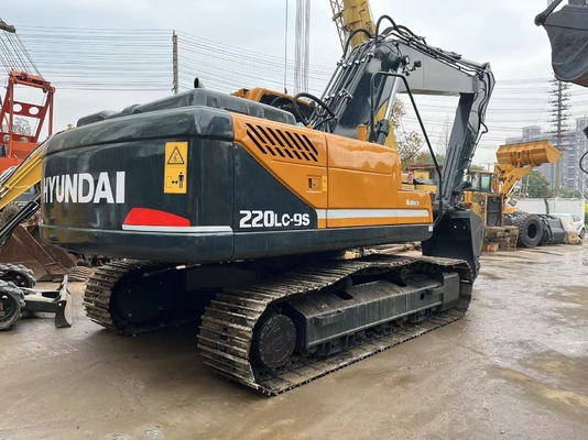 사용된 22 톤 한국 Robex220lc-9s EPA 엔진 현대 220 원본 페인트와 발굴기
