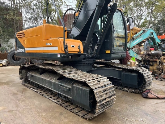 사용된 22 톤 한국 Robex220lc-9s EPA 엔진 현대 220 원본 페인트와 발굴기