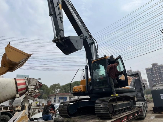 사용된 22 톤 한국 Robex220lc-9s EPA 엔진 현대 220 원본 페인트와 발굴기
