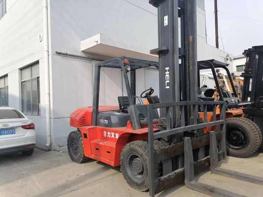 HELI FD70 디젤 포크 픽터 고 업무 효율 7톤 승강기 용량 중고