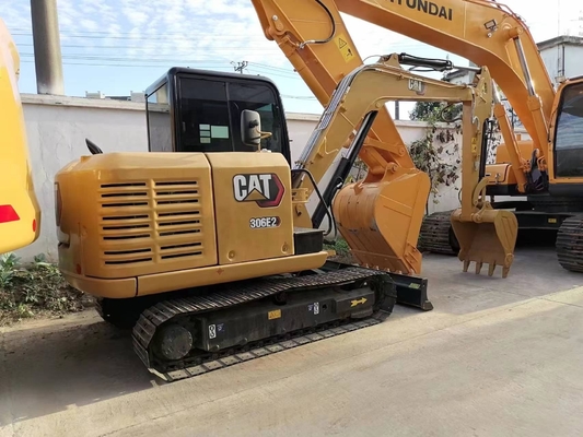 2022년 CAT 306E2 발굴기 6000kg 작동 무게 좋은 상태의 지구 이동 기계