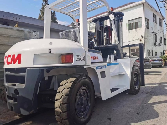 일본 공사용 TCM 6톤 디젤 포크리프트 원색 무게 6000kg