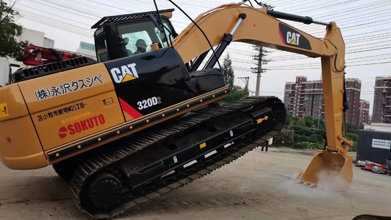 CAT 320D2 중고 발굴기 원색 CAT 엔진 기계적 수압 크롤러