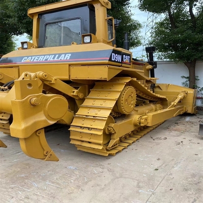 CAT D9N 오리지널 CAT 엔진과 수압 크롤러 볼도저와 함께 사용 된 CAT 볼도저