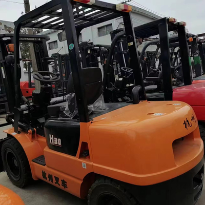 5570kg 무게의 신뢰성있는 Hangcha H30 Hangzhou 디젤 사용 된 포크리프트