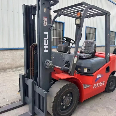 사용 된 헬리 3t 디젤 포크 픽터 3 단계 2.5ton 3ton 3.5t 4t 5t 16t 30t 포크 픽터