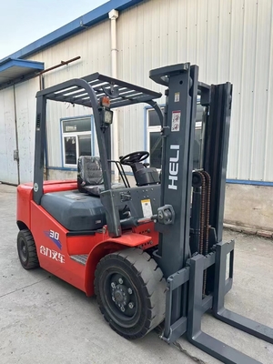 사용 된 헬리 3t 디젤 포크 픽터 3 단계 2.5ton 3ton 3.5t 4t 5t 16t 30t 포크 픽터