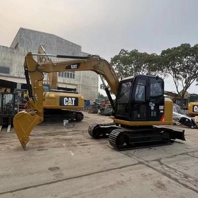 사용 된 CAT308E2 크롤러 발굴기 8톤 작동 무게 건설 현장을위한 완벽한