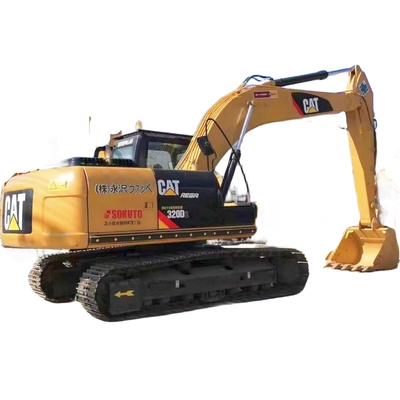 잘 작동하는 발굴기 CAT 320d2 발굴기 6970.1mm 수직 벽 발굴 깊이