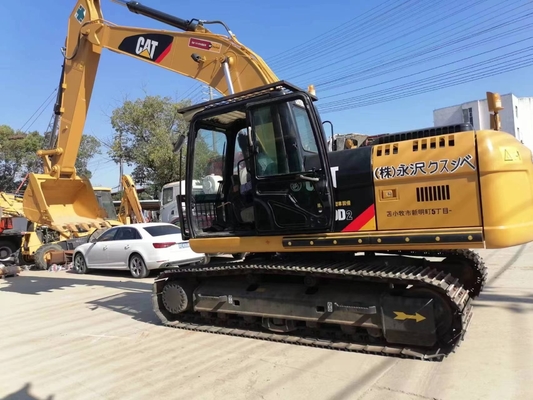 잘 작동하는 발굴기 CAT 320d2 발굴기 6970.1mm 수직 벽 발굴 깊이