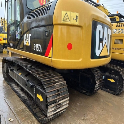 오리지널 일본 부품과 함께 15톤 작동 무게 중고 Caterpillar 315D2 발굴기