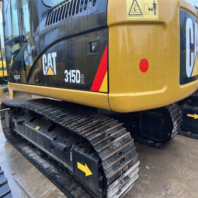 오리지널 일본 부품과 함께 15톤 작동 무게 중고 Caterpillar 315D2 발굴기