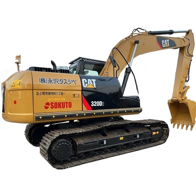 좋은 상태 Caterpillar 320D2 발굴기 원본 CAT 엔진