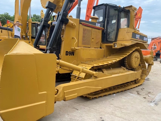 일본에서 사용 된 고 작동 효율의 수압 크롤러 Caterpillar CAT D9N 볼도저