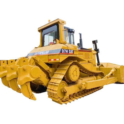 일본에서 사용 된 미니 오리지널 CAT D7H 볼도저 크롤러와 함께 건설 기계